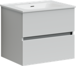 Тумба с раковиной Sancos Urban, 59 см., ламинат белый, UR60W