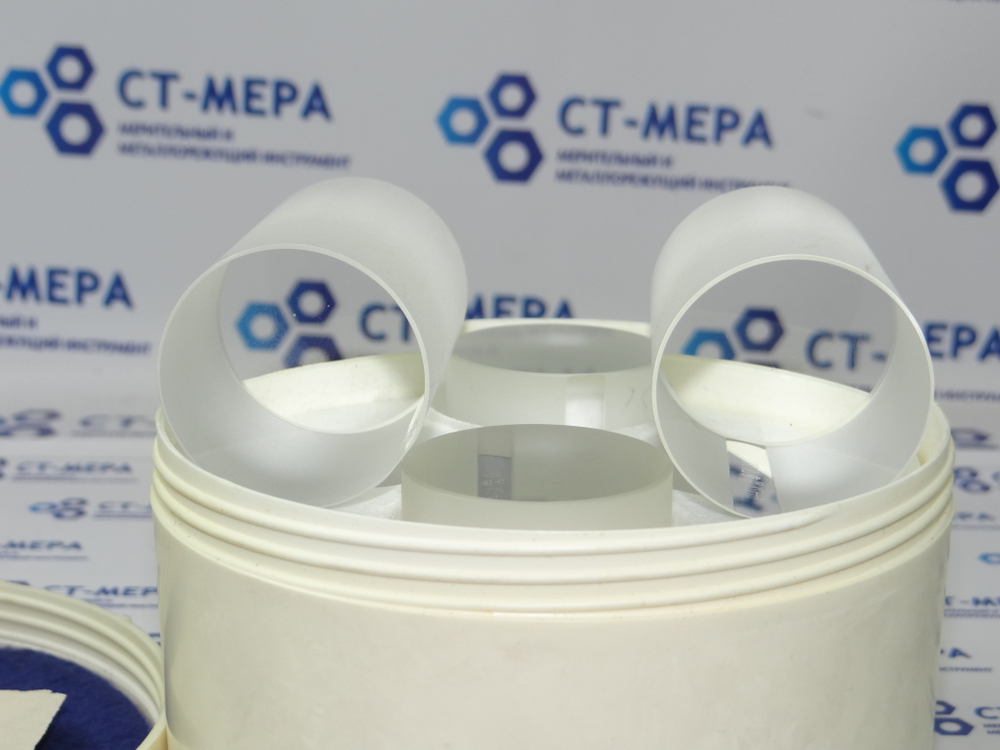 Пластины стеклянные плоскопараллельные ПМ-65 №2 (65,12- 65,25- 65,37- 65,50) 4 шт., ГОСТ 1121-75