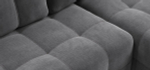 Угловой диван Денди Велюр Монолит серый