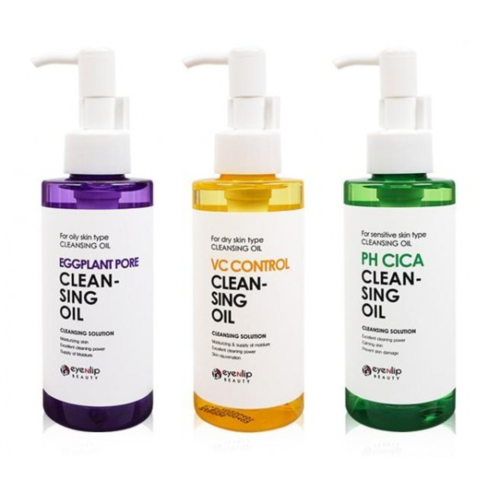 Eyenlip PH Cica Cleansing Oil гидрофильное масло гипоаллергенное с центеллой для чувствительной кожи