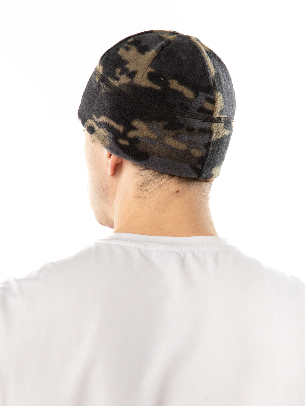 Шапка флисовая утепленная BLACK MULTICAM