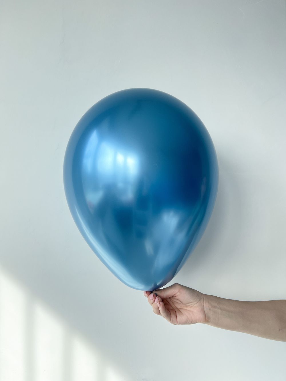 S Шар хром Reflex 12" / 30 см синий (БГ-17) 