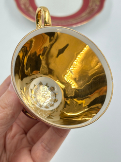 Кофейная чашка Gebr Bauer с блюдцем Schwarzenhammer