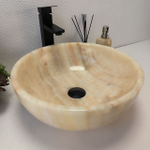 Раковина из оникса Bowl Yellow TinLip BO-63045 40*40*15 40