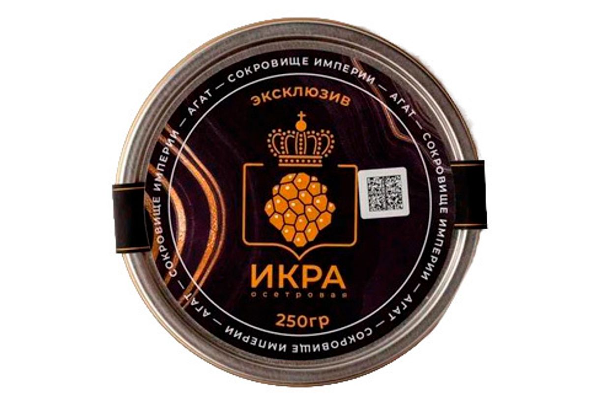 Икра черная Русского осетра "CAVIAR", 250г
