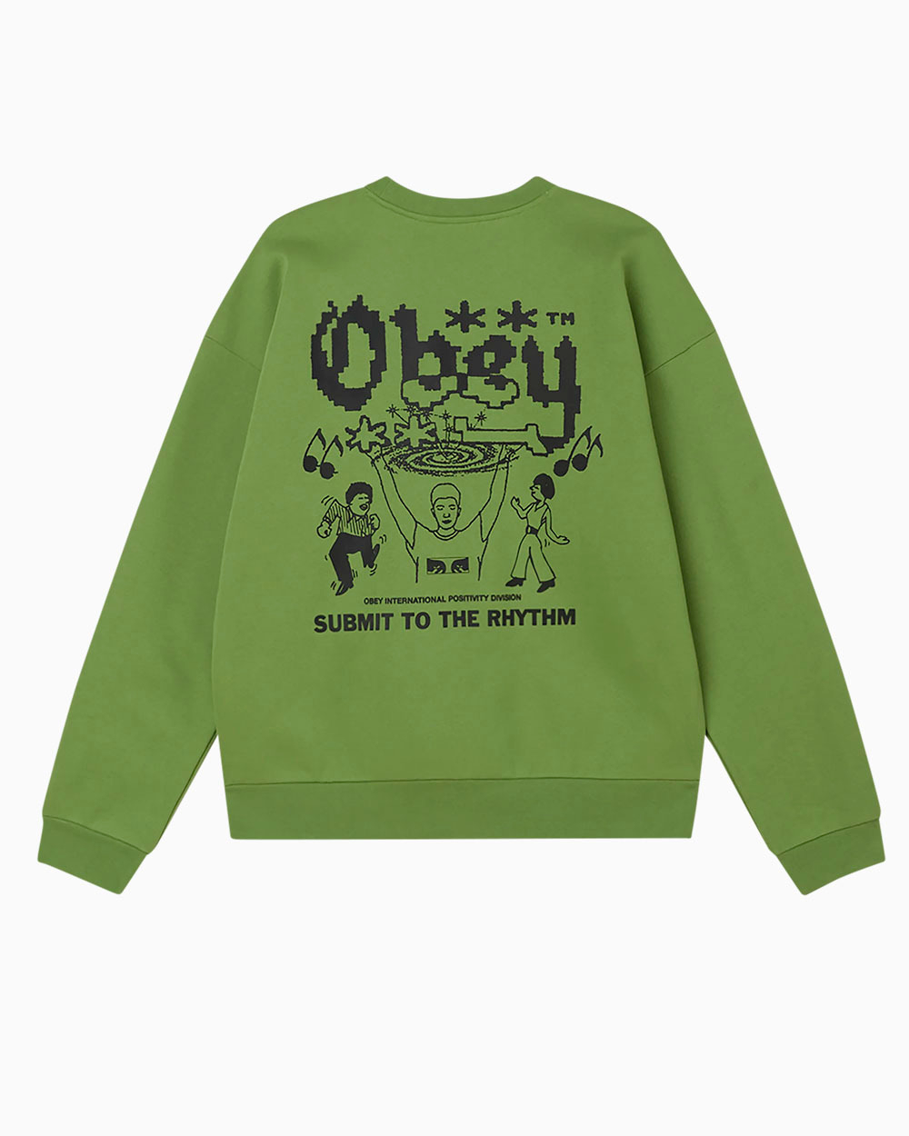 Толстовка Obey Submit Extra Heavy Crew