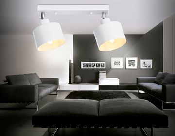 Настенно-потолочный в стиле лофт 2*E27 TR8141 WH белый 340*120*180 Traditional Loft Ambrella