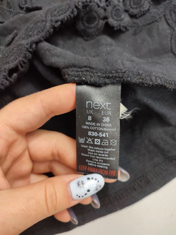 Блузка Next черная 42 размер