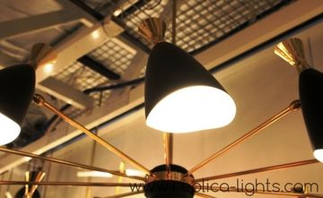 replica DUKE chandelier 12 LIGHTS by Delightfull ( black)