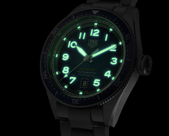 Tag Heuer WBE5110.EB0173 мужской механический хронометр  AQUARACER подсветка