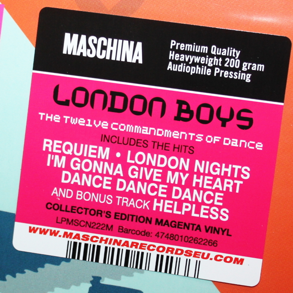 London Boys / The Twelve Commandments Of Dance (Coloured Vinyl)(LP)