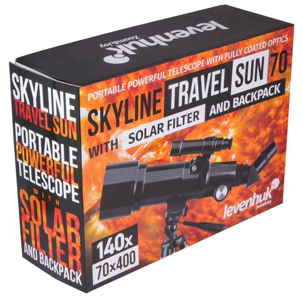 Телескоп Levenhuk Skyline Travel Sun 70