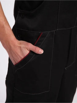 Комбинезон рабочий летний Великан до 86 размера черный