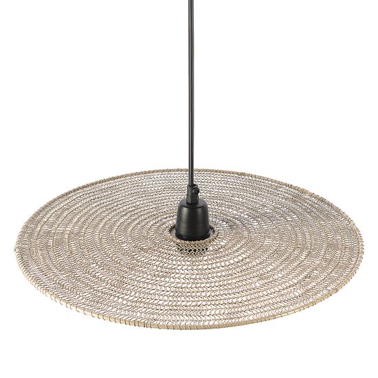 Светильник подвесной vinger, D61х8 см, бежевый