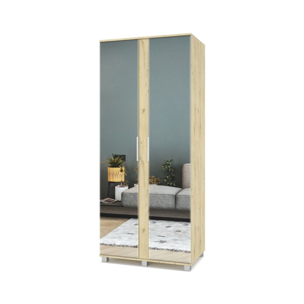 Шкаф двухстворчатый "Пандора" П23 (ирландский дуб), ЛДСП, MODERN