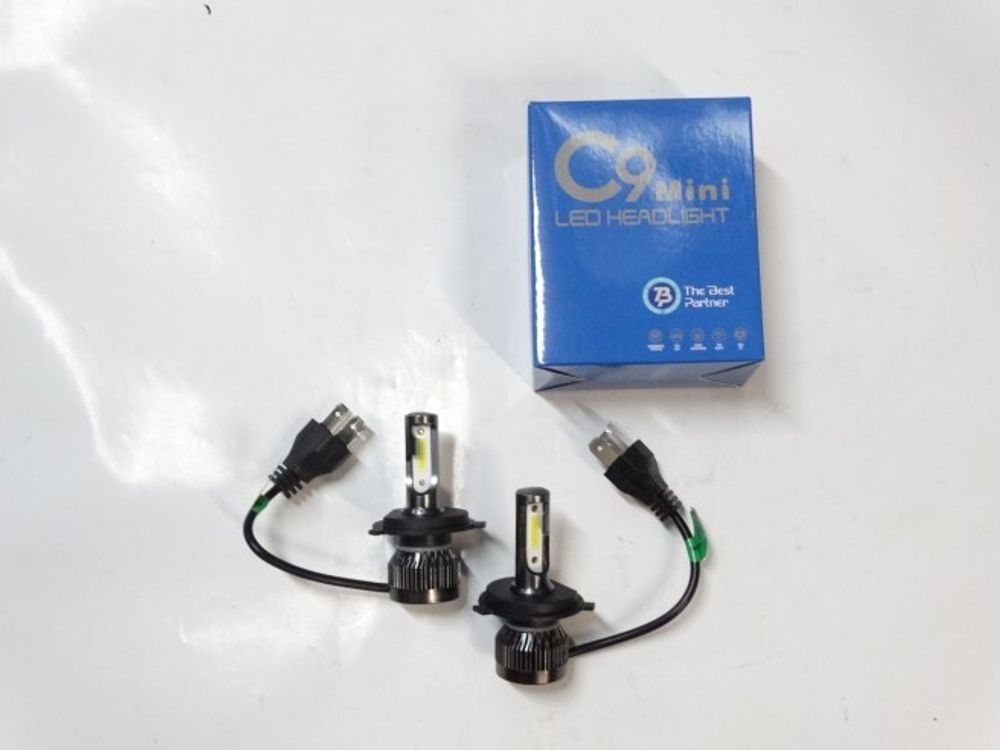 Лампа H4 8-48V LED 6000K (MINI) 2 шт (C9)