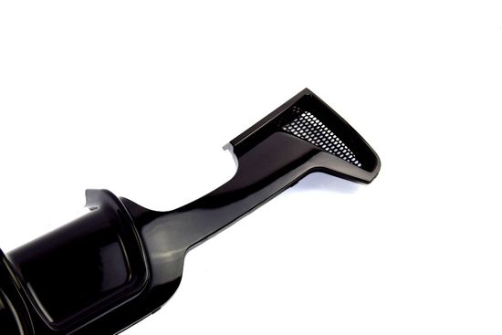 Диффузор заднего бампера глянцево - черный V.3 для BMW 4 F32 F33 F36 2013-2020 Coupe Cabrio Gran Coupe