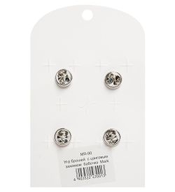 MR- 90 Н-р брошей с цанговым зажимом бабочка «Друзья человека» Mark Rita