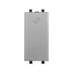 Диммер кнопочный модульный для LED ламп, "Avanti", "Закаленная сталь", 1модуль