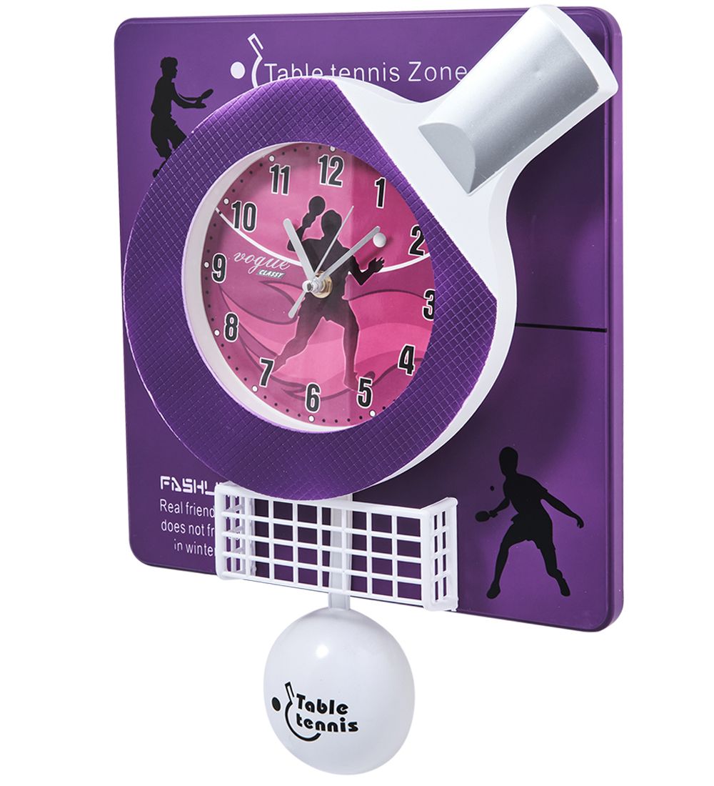 CL-42/2 Часы «Теннисная ракетка» фиолетовый