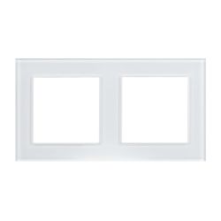 Рамка стеклянная FRM-GLARE-GS-2-WH (Arlight, -) 043796