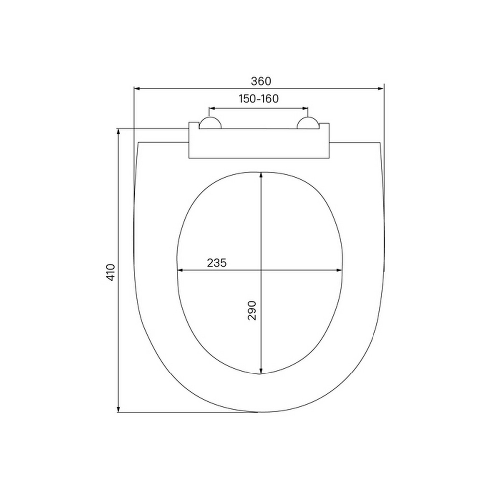 Сиденье для унитаза полипроп,020 Milardo,020PP00M31 (Премьер, Норд,Неро,Самарский эконом,Next,Кама)