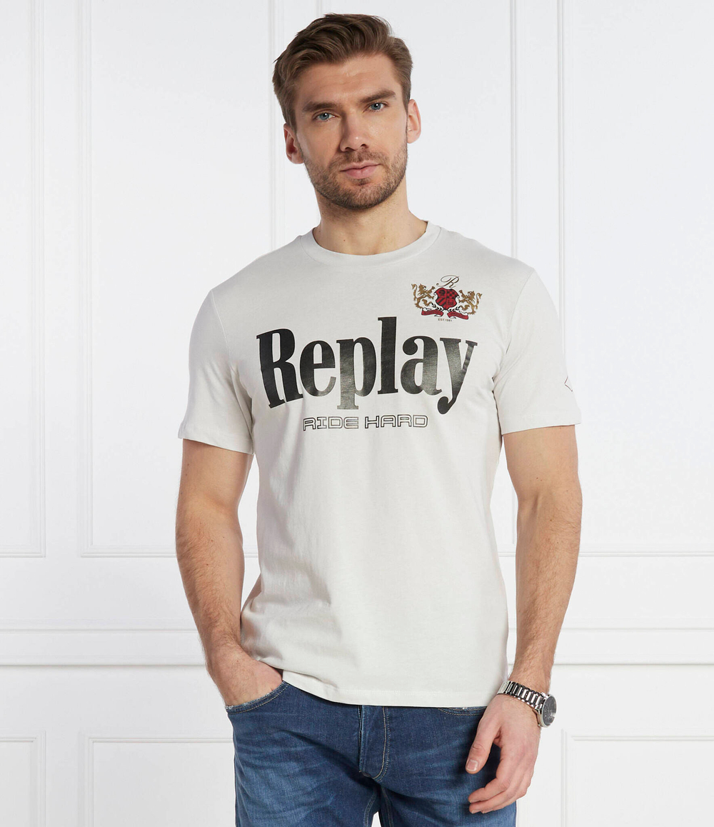 Футболка Replay - серый(M6820 .000.22658LM)