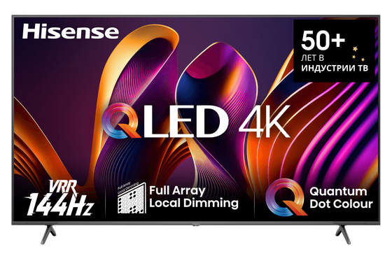 ЖК телевизор Hisense 55E7NQ PRO(QLED,UHD Smart,frameless)