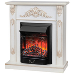 Каминокомплект Real Flame Anita WT с очагом Majestic Lux Black RC