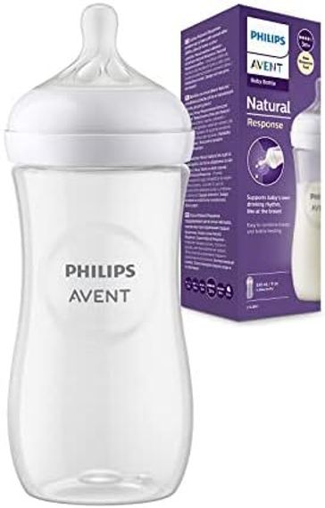 Biberon Natural Response baby bottle, 330ml, 3m+