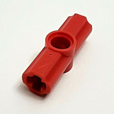 Lego 50шт Соединитель оси и штифта угловой # 2-180° (красный) 32034 / 4234429 / 6351572