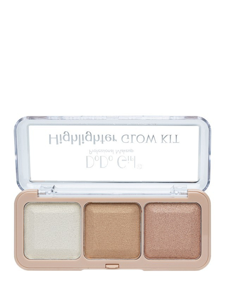 Хайлайтер DoDo Girl Glow Kit тон 02, 3 цвета, 12 г
