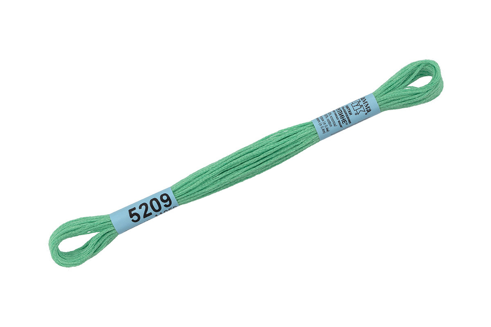 Мулине  "Gamma", 100% хлопок, 8 м,  №5209