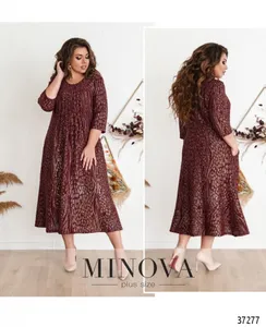 Платье 404Б-бордо Minova