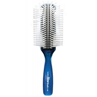 Щетка для укладки 9 рядов с синей ручкой Vess Blow Brush Blue С-150