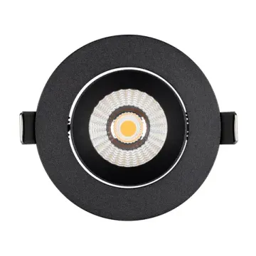 Влагозащищенный встраиваемый поворотный светильник LED 10W 4000K 044619 чёрный Atoll Arlight