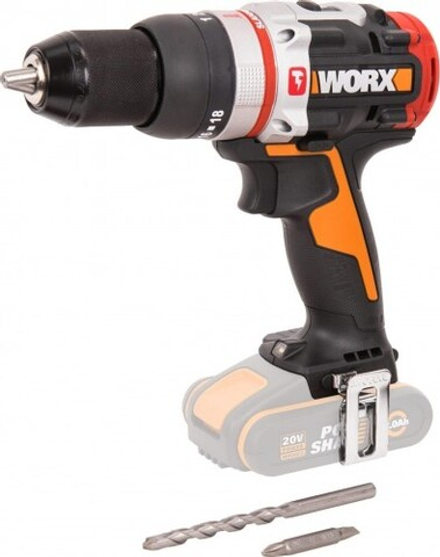 Дрель-шуруповерт аккумуляторная Worx WX354.9 без АКБ и ЗУ ударная, бесщеточная WX354.9