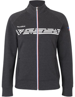 Женская теннисная куртка Tecnifibre Lady Knit Jacket - black heather