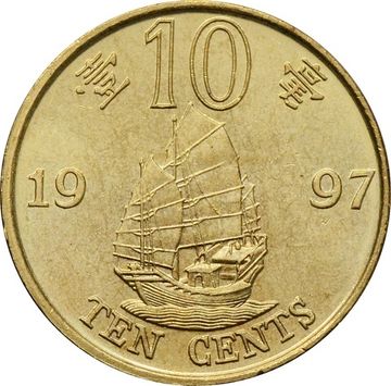 10 центов 1997 Гонконг, Возврат Гонконга под юрисдикцию Китая