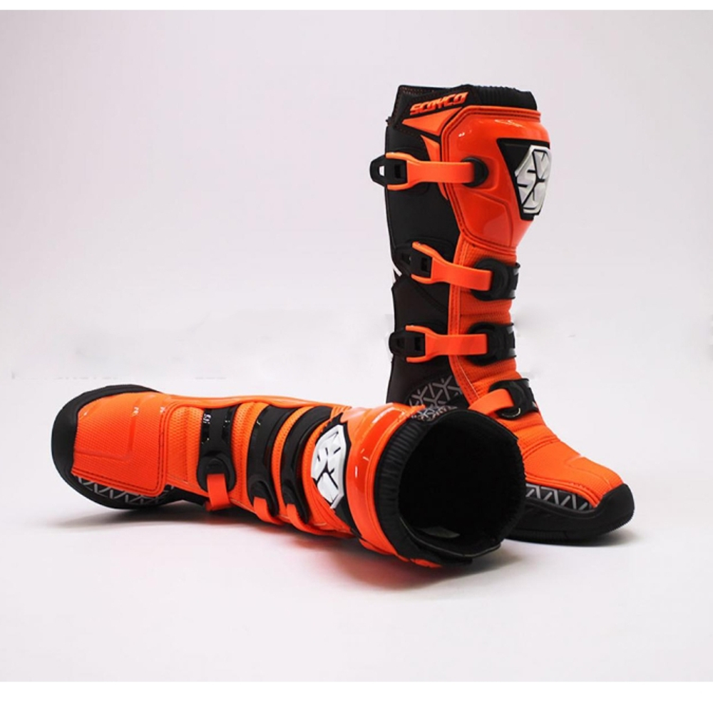 мотоботы Scoyco MBM009 оранжевые 46