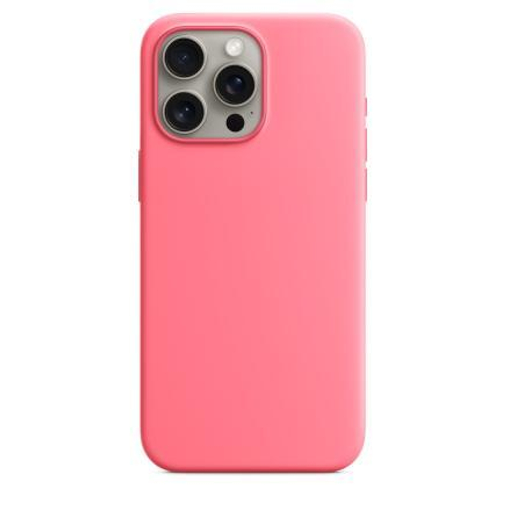 Силиконовый чехол с поддержкой MagSafe Apple Silicone Case для iPhone 15 Pro Max