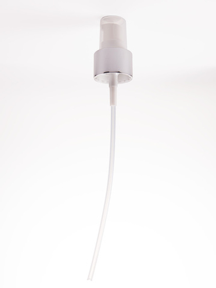 Дозатор белый, серебряный 24/410