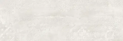 Настенная плитка Alma Ceramica TWU3090DKR17R Dakar 30x90 белая матовая под бетон / с орнаментом