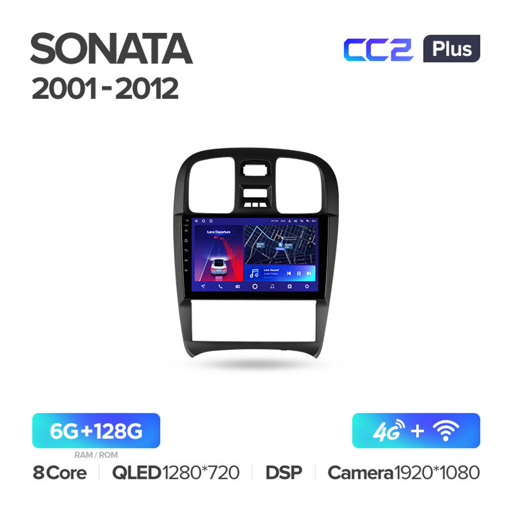 Teyes CC2 Plus 9" для Hyundai Sonata 2001-2012