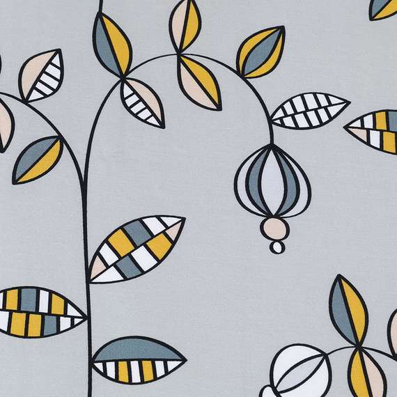 Комплект постельного белья &quot;Ягоды тайги&quot; из премиального сатина из коллекции russian north, 150х200 см