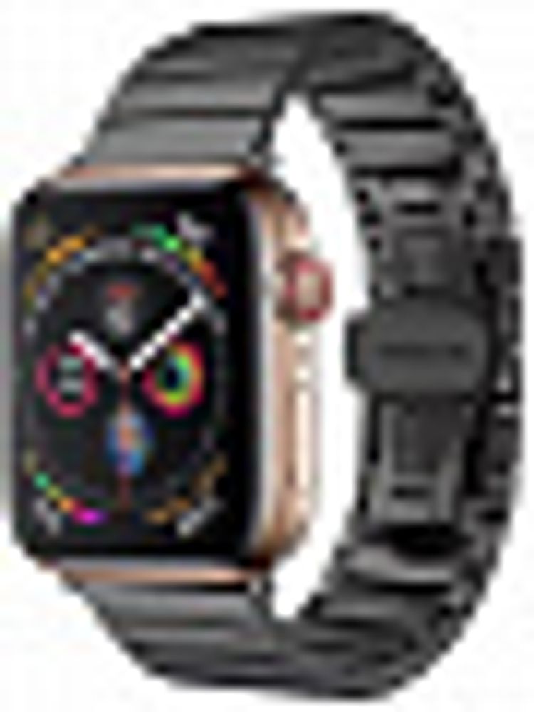 Браслет-ремешок для Apple Watch Stainless steel (WH5238-BK) Black Coteetci