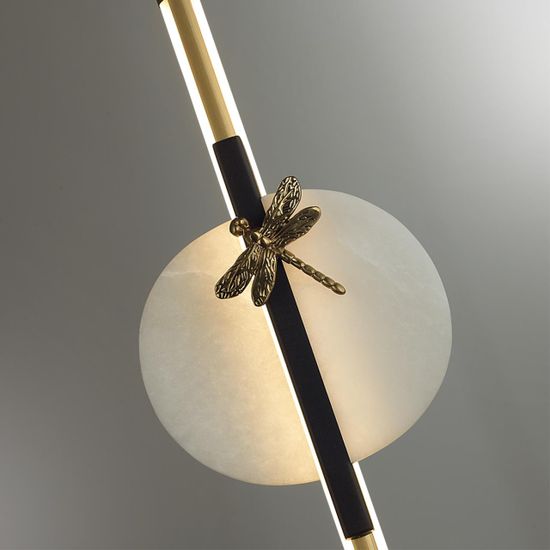 5413/12L L-VISION ODL_EX25 075 античная бронза/алебастр/декор металл Подвес LED*12W 3000K 1652Лм STREKOZA