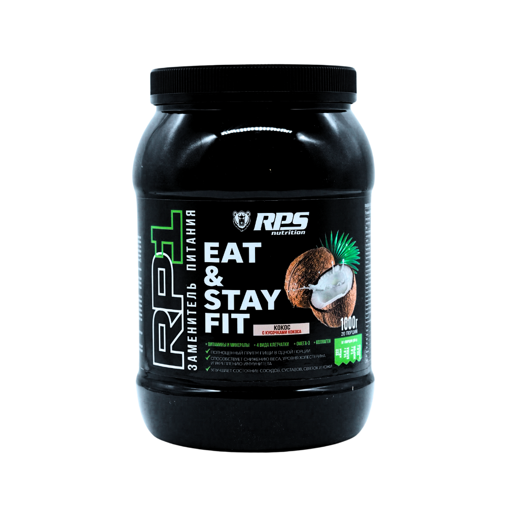 EAT AND STAY FIT ЗАМЕНИТЕЛЬ ПИТАНИЯ RPS NUTRITION 1000г БАНКА