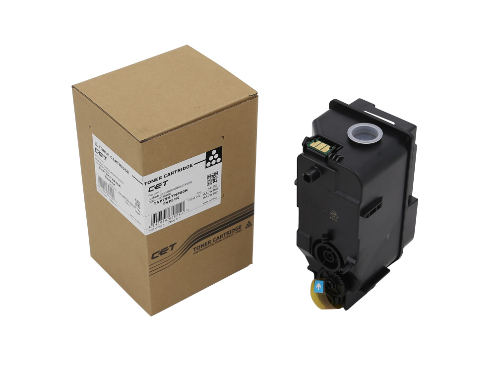 Тонер-картридж (CPT) TNP80K, TNP79K для KONICA MINOLTA C3320i/C3350i/C4050i (CET) Black, (EUR/AP), 280г, 13000 стр., CET141553