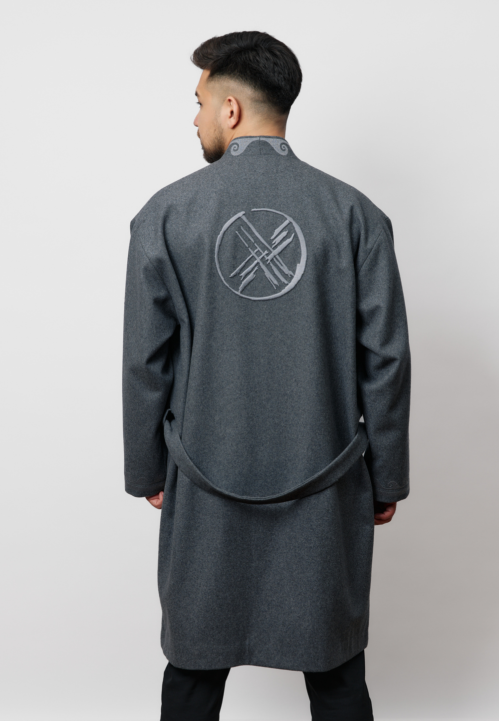 Шапан шерстяной OYU TOLQYN GREY